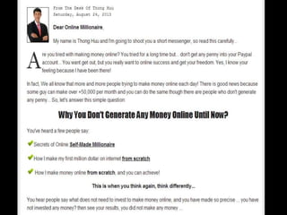 Free cash generation