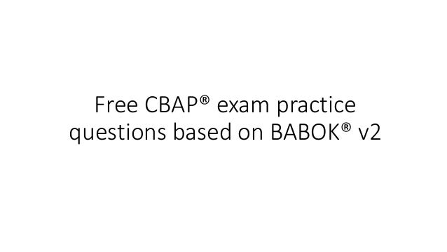 CBAP Musterprüfungsfragen | Maxtic