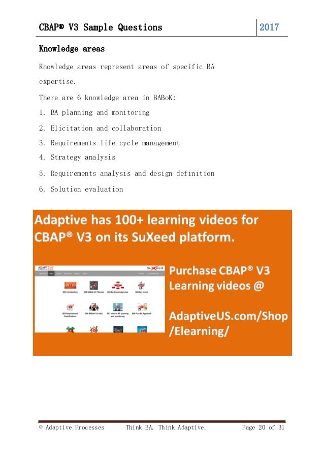CBAP Dumps