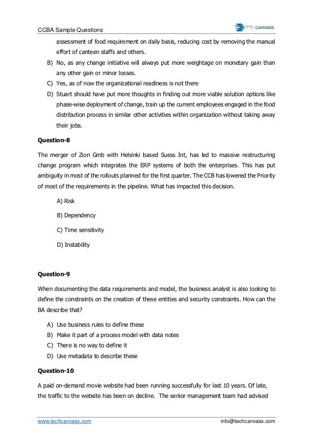 CCBA Exam Cost