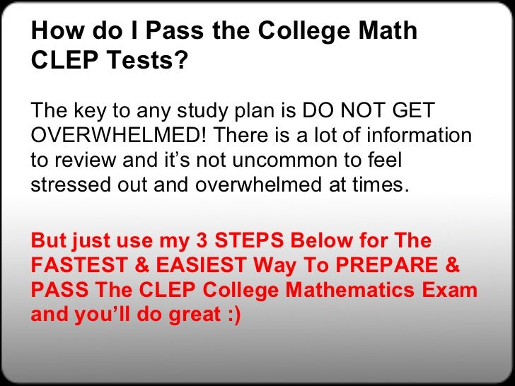 A Simple Guide to CLEP Exam Study Preparation