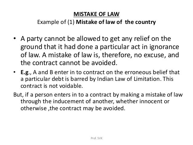law of unilateral mistake A contract can be voided under common law rules for mistake in the following situations: common mistake unilateral mistake. law of unilateral mistake A contract can be voided under common law rules for mistake in the following situations: common mistake unilateral mistake.
