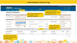 ? 2015 Flipkart. All rights reserved.
Access the Rewards Page
Select the Rewards
option under the
Payments tab.
 