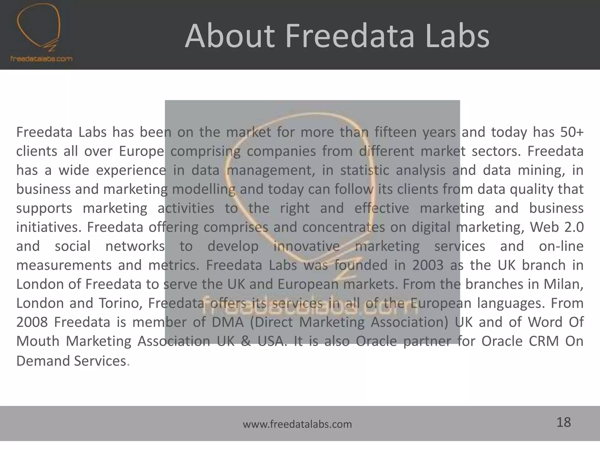   Which actions to take?Call to actionMetriche