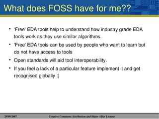 Free / Open Source EDA Tools | PDF
