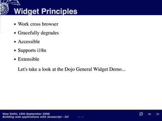 Building Web Applications with MochiKit and Dojo