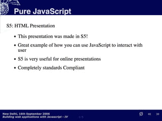 Building Web Applications with MochiKit and Dojo