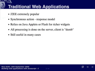 Building Web Applications with MochiKit and Dojo