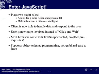 Building Web Applications with MochiKit and Dojo