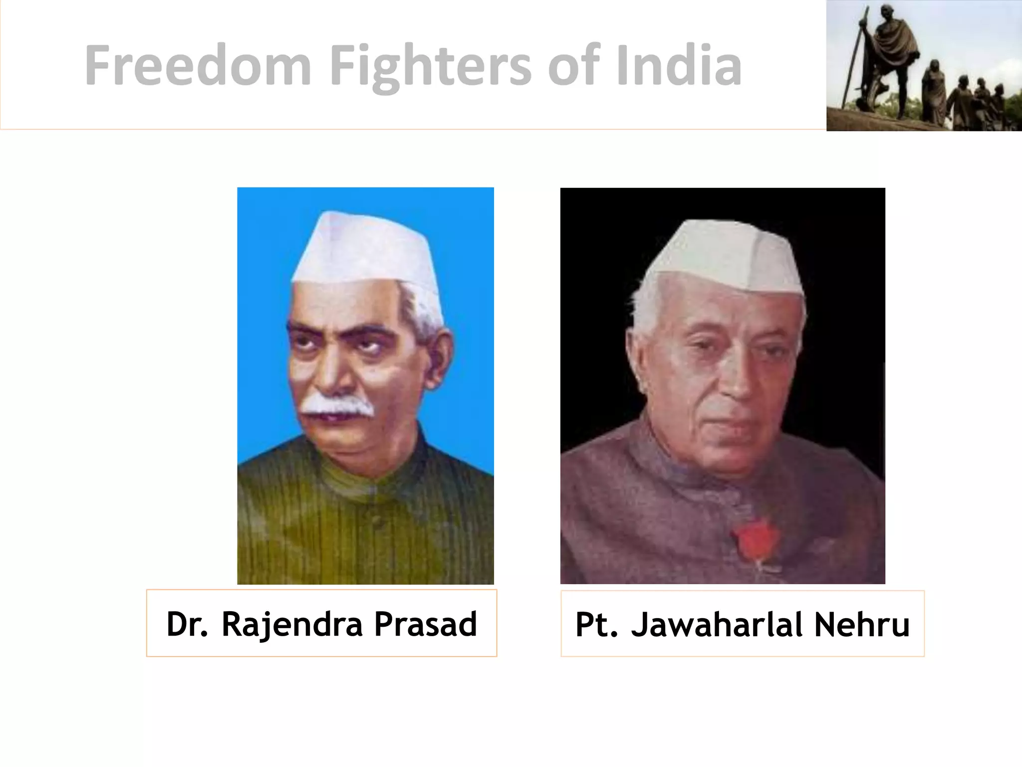 Freedom Fighters of India | PPTX