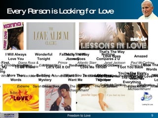 Every Person is Looking for Love Looking for Love 