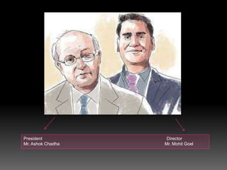 President Director
Mr. Ashok Chadha Mr. Mohit Goel
 