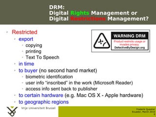 DRM:
                                    Digital Rights Management or
                                    Digital Restrict...