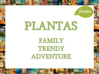 PLANTAS
  FAMILY
 TRENDY
ADVENTURE
 