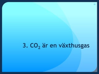 3. CO2 är en växthusgas15