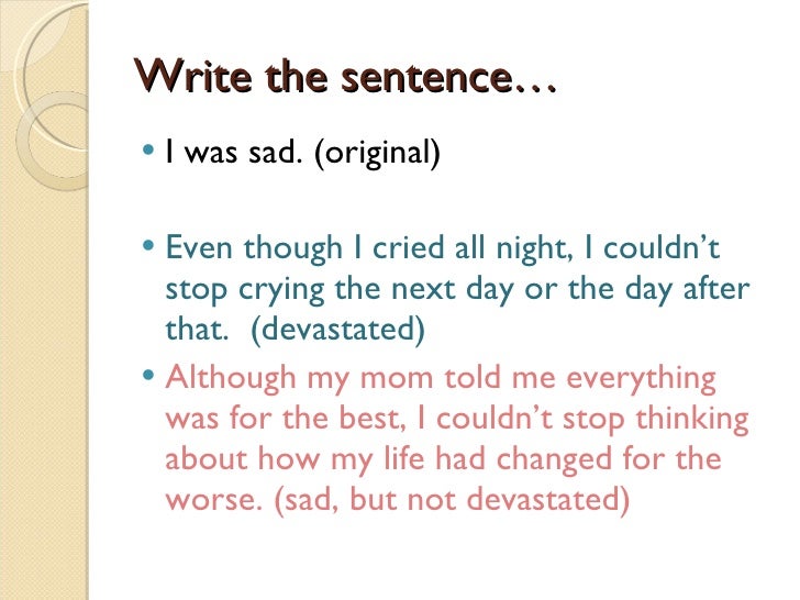 Freedom From To+Be Verbs