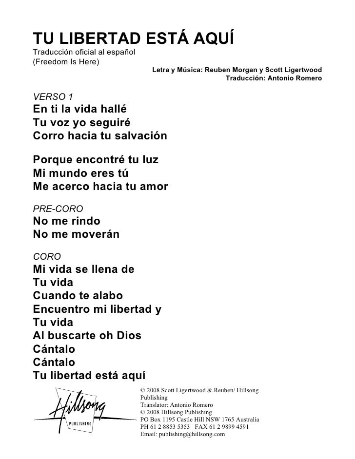 Freedom is here spanish