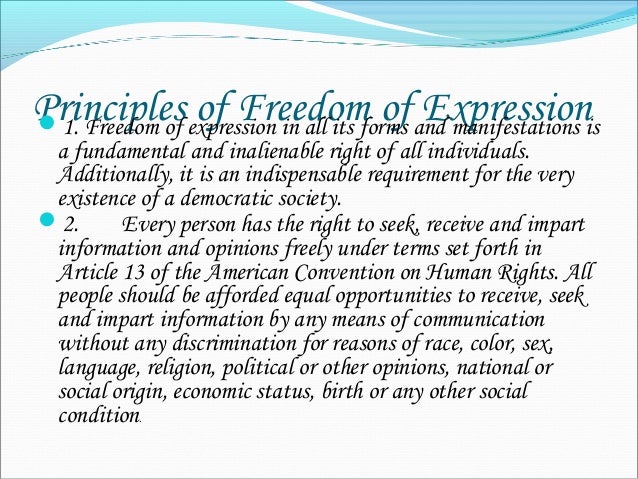 Freedom Of Expression