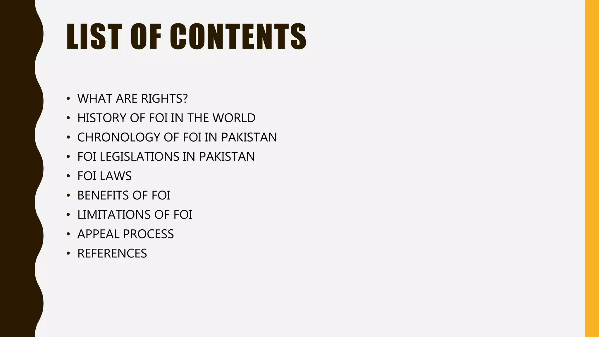 Freedom of information (1)