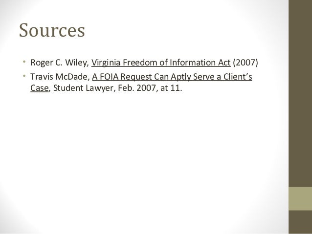 Freedomof Informationact Jones 2012