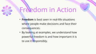 Psychological Freedom Example FREEDOM OF THE HUMAN PERSON IN philosophy.pptx