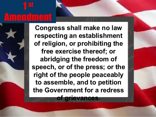 amendment 1 court cases