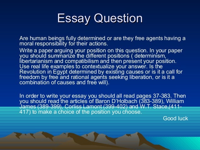 Freedom and responsibility essay topics