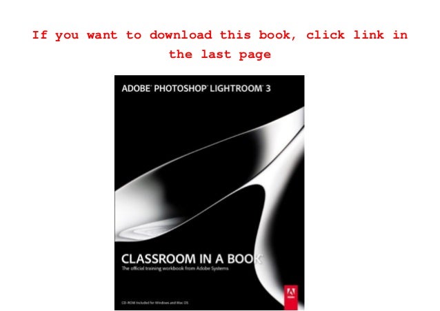 download adobe photoshop lightroom classic cc classroom in a book 2018 pdf