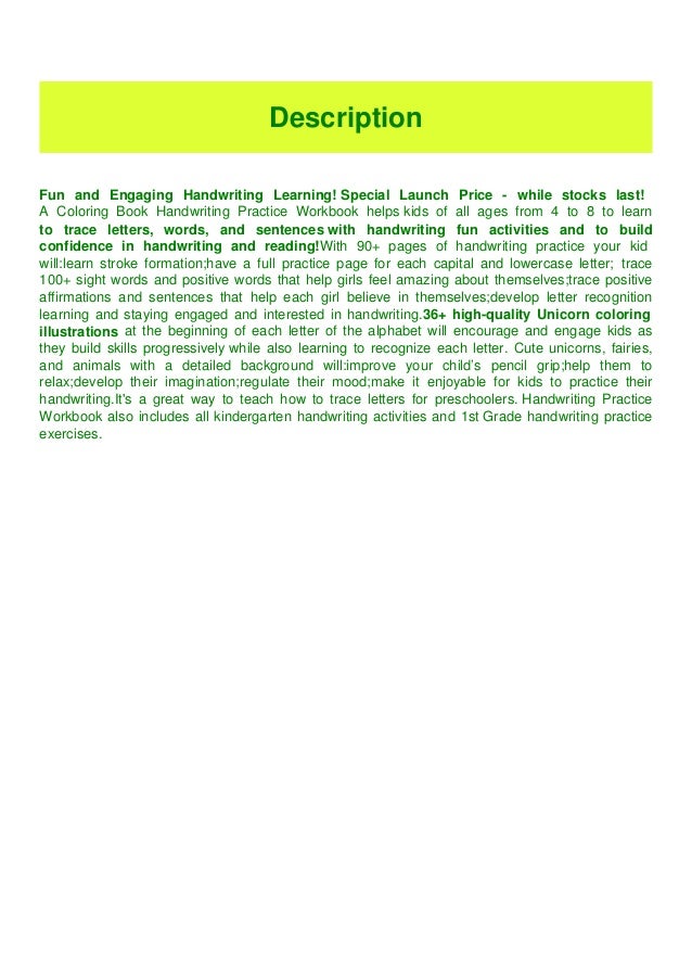 Download Free Download Epub A Coloring Book Handwriting Practice Workbook