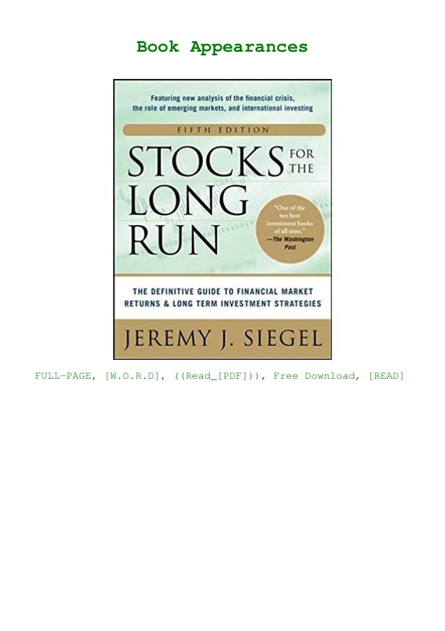 The Long Run PDF Free Download The Long Run PDF Free Download