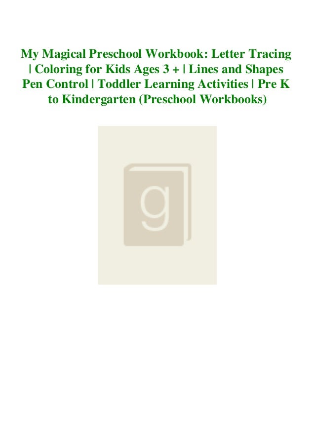 Free Download My Magical Preschool Workbook Letter Tracing Coloring … Free Download My Magical Preschool Workbook Letter Tracing Coloring …