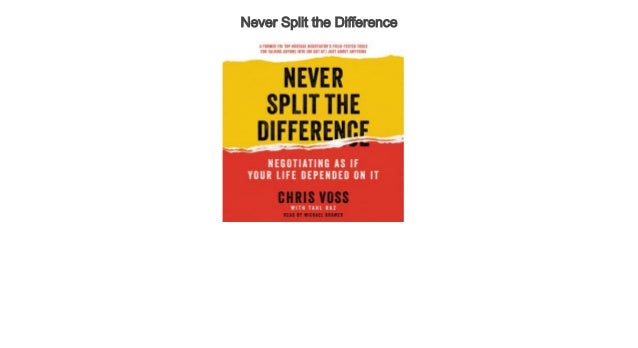 Has anyone found the PDF download they — Never Split Q&A never split the difference pdf free download