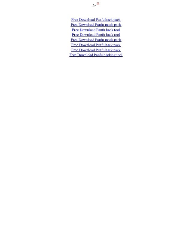 panfu hack tool