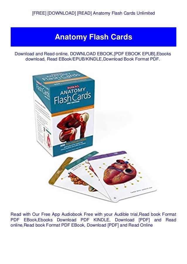 [Free] [download] [read] anatomy flash cards unlimited