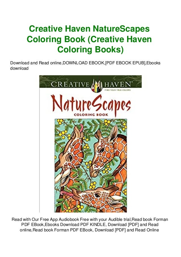 Download Free Download Read Creative Haven Naturescapes Coloring Book C