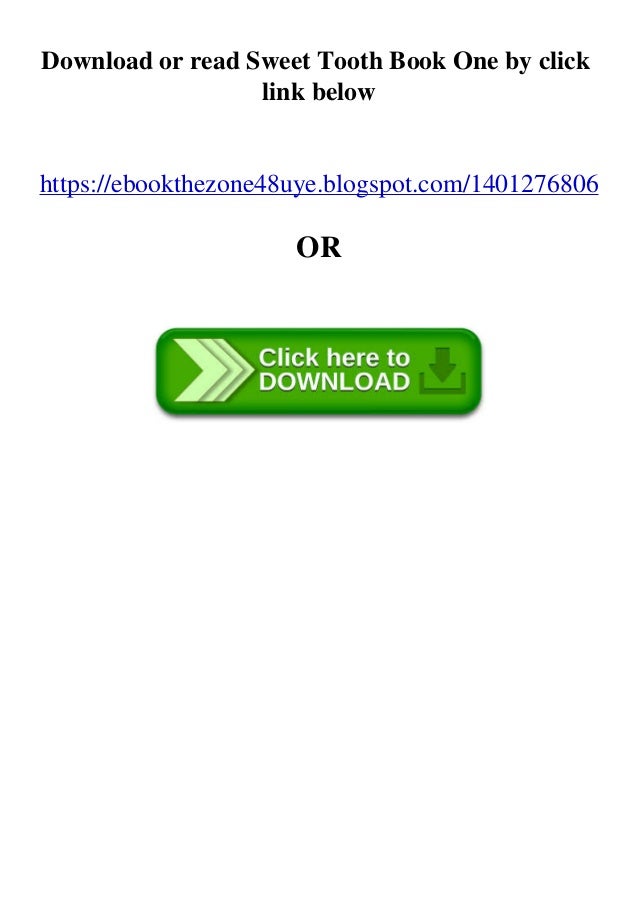 Free Download Read Sweet Tooth Book One Readonline