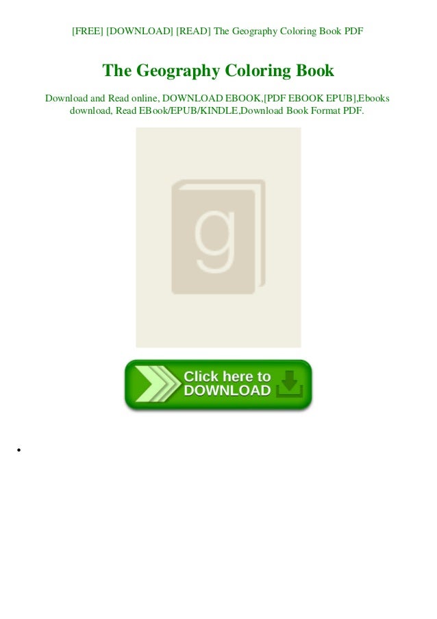 Download Free Download Read The Geography Coloring Book Pdf