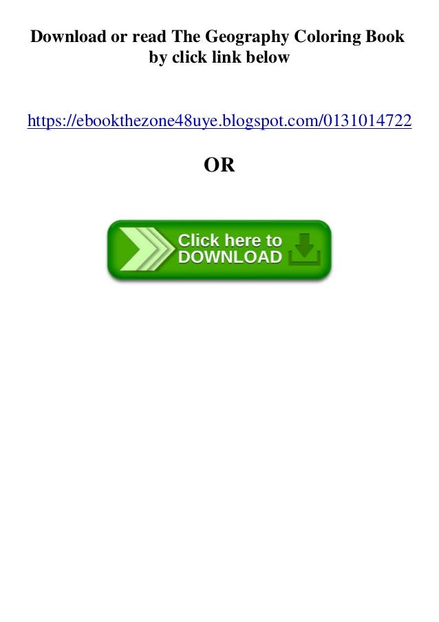 Download Free Download Read The Geography Coloring Book Pdf