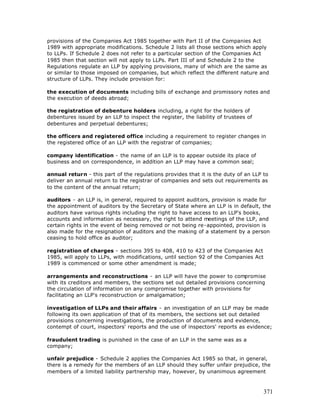 Free e book on limited liability partnership - 2005