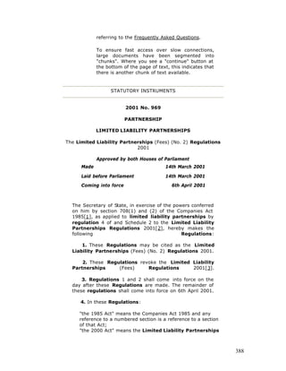 Free e book on limited liability partnership - 2005