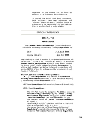 Free e book on limited liability partnership - 2005