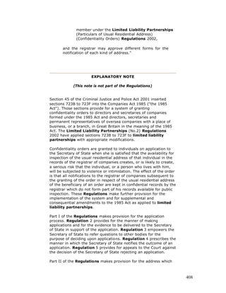 Free e book on limited liability partnership - 2005