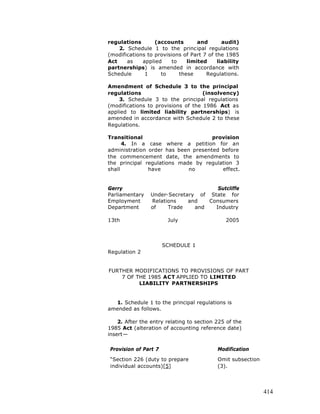 Free e book on limited liability partnership - 2005