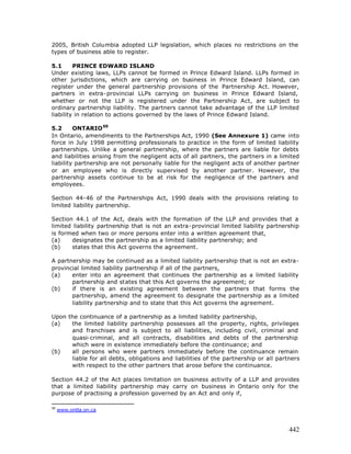 Free e book on limited liability partnership - 2005