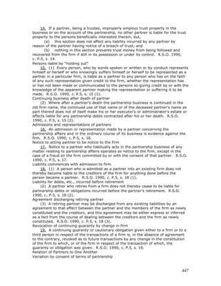 Free e book on limited liability partnership - 2005