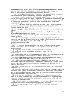 Free e book on limited liability partnership - 2005