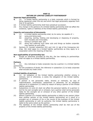 Free e book on limited liability partnership - 2005