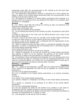 Free e book on limited liability partnership - 2005