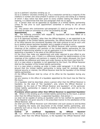 Free e book on limited liability partnership - 2005