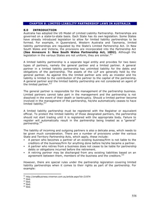 Free e book on limited liability partnership - 2005